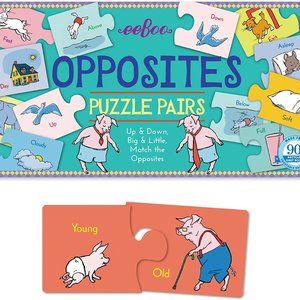 eeBoo Opposites Puzzle Pairs SEALED